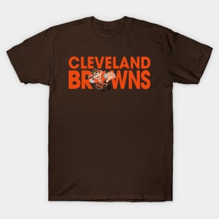 Cleveland Browns Elf Runner Logo T-Shirt